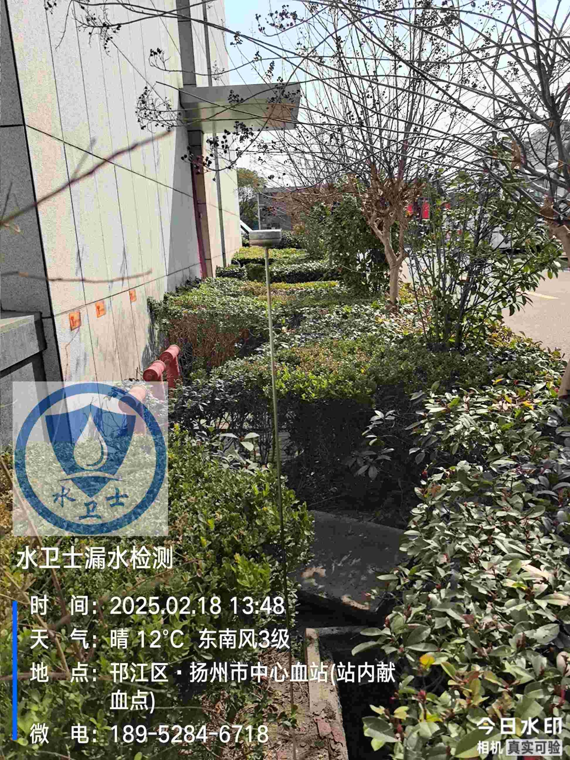 扬州消防管道漏水检测案例